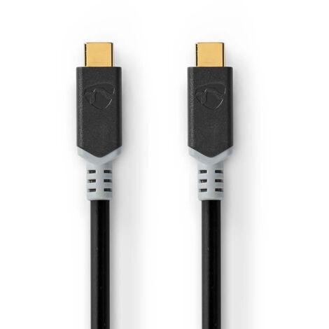 nedis CCBW64020AT20 câble USB-C noir argent 2 m (1/3)