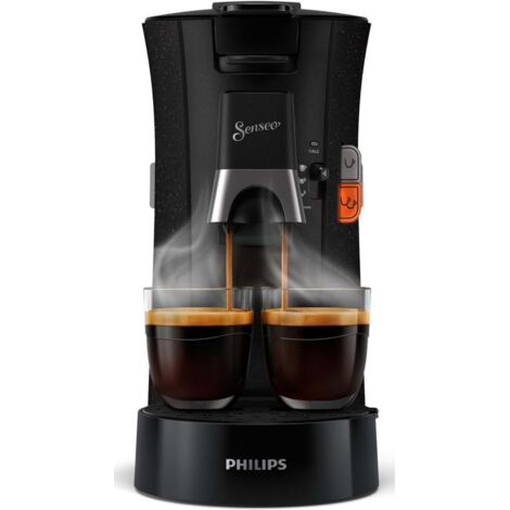 Philips – Cafetière à dosettes 1450W – 2 tasses max – Arrêt automatique – Pour café en dosettes compatibles