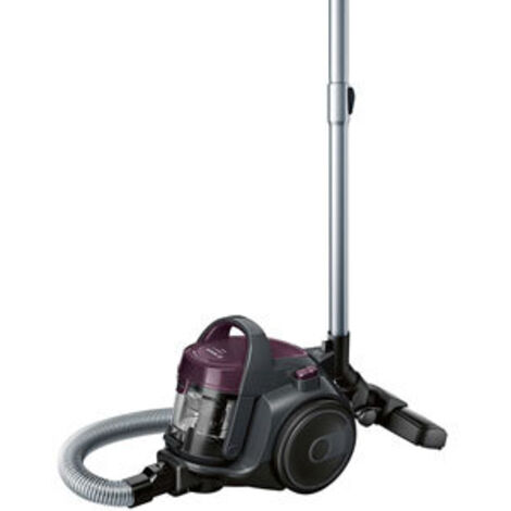 Bosch – Aspirateur traineau sans sac – Technologie cyclonique – Puissance 10A – Niveau sonore 78dB – Tube télescopique en acier inoxydable