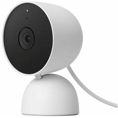 Google Nest Cam GA01998-IT caméra blanche intérieur (1/2)