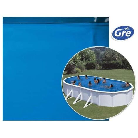 GRE – Liner piscine acier ovale bleu 6,34 x 3,99 m – PVC souple 40/100 – Protection durable pour piscine hors-sol – Facile à installer (1/10)