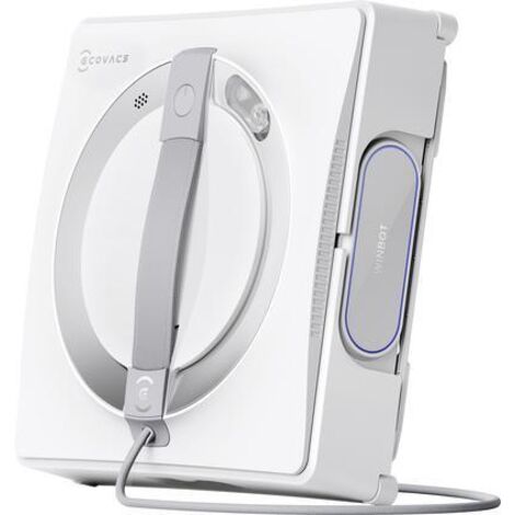 Robot lave vitre autonome blanc – Technologie WIN-SLAM 4.0 pour nettoyage optimisé – Système anti-chute – Léger 1.6 kg – Ecovacs