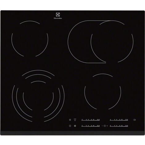 Electrolux ehf6547fxk plaques de cuisson noires intégrées 4 zone(s) (1/2)