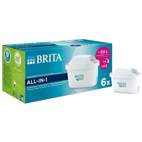 BRITA lot de 6 cartouches filtrantes MAXTRA PRO ALL-IN-1