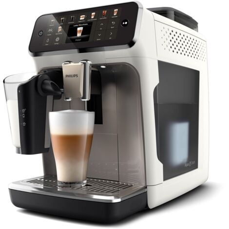 Cafetière expresso Philips LatteGo EP5545/70 – 20 recettes – Moulin céramique 12 réglages – Système LatteGo pour mousse de lait