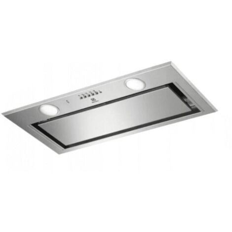 Electrolux – Hotte encastrée 54 cm – Acier inoxydable – Puissance d'extraction 580 m³/h – Niveau sonore 67 dB – Fonction Hob2Hood - LFG716X