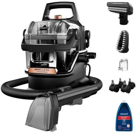Bissell – Aspirateur à main nettoyeur vapeur 3700N 1000 W – Capacité 1,9 L – Pour tapis, sols durs et tissus – Moteur puissant pour nettoyage efficace