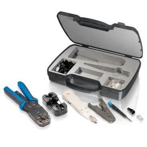 Equip Kit d'outils réseau noir bleu gris blanc (1/3)