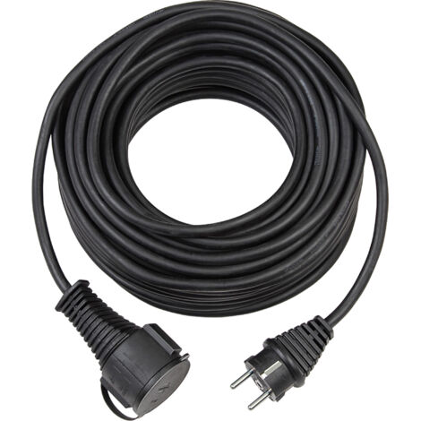 Brennenstuhl H05RR-F 3G1,5 Rallonge électrique 25m Noir (1/2)