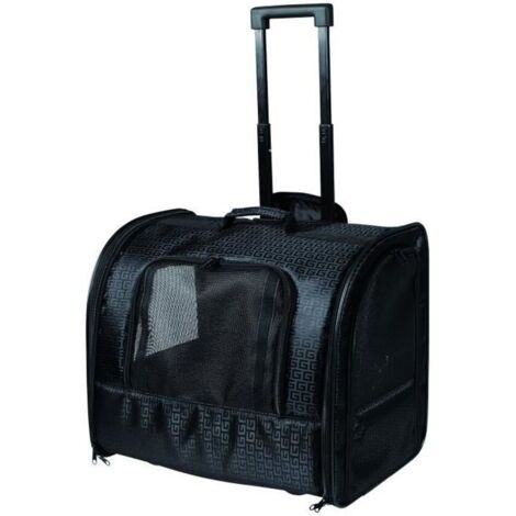 Trixie – Sac à roulettes pour chats et chiens – Polyester durable – 45 × 41 × 31 cm – Charge maximale 10 kg – Poignée télescopique rétractable