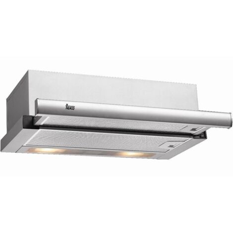Hotte aspirante murale 50 cm – Extraction 332 m³/h – Filtres métalliques lavables – Éclairage halogène 28 Lux – Teka