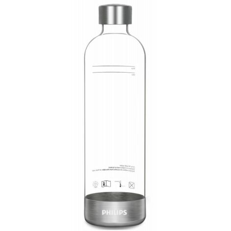 Philips – Bouteille transparente 1L sans BPA ADD912 – Matériau PET flexible – Bouchon à vis hermétique pour sécurité – Design moderne (1/7)