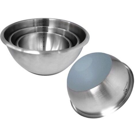 DE BUYER - BASSINE 1/2 SPHERE 24CM INOX FD SILICONE (1/3)