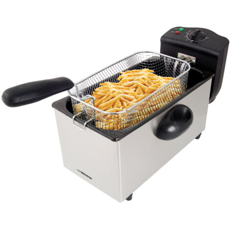 Northix Esperanza EKG010 Friteuse Inox 3 Litres Puissante (1/4)