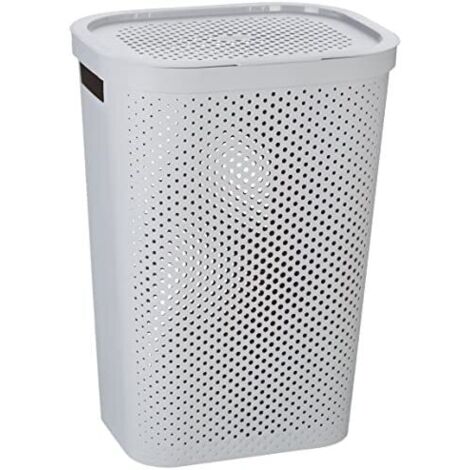 Curver Infinity Dots panier à linge 60 litres gris (1/3)