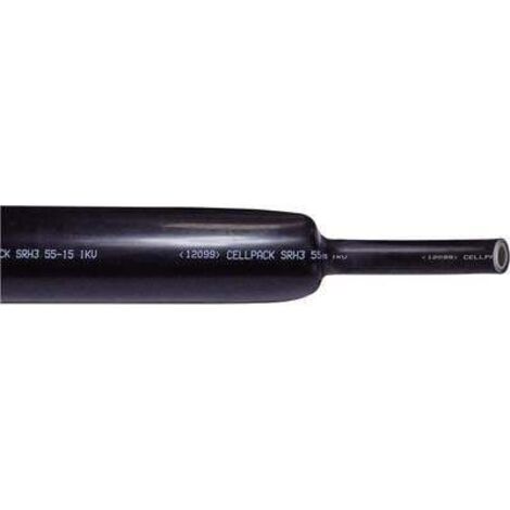 Cellpack 127425 gaine thermorétractable noire 56 mm