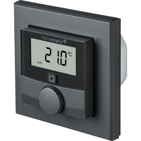 Homematic-ip Thermostat intelligent anthracite moderne LCD (1/5)