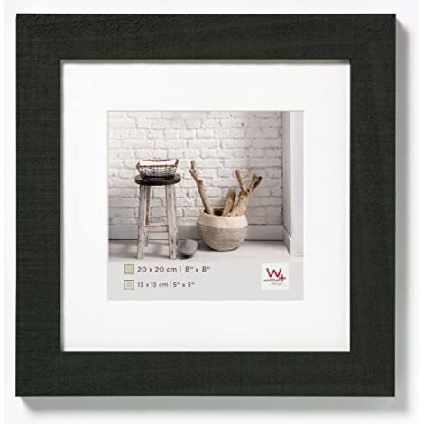 Walther Design HO220B Cadre photo bois noir 20x20 cm (1/5)