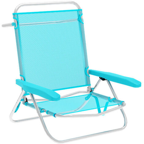 Marbueno Chaise Pliante Aigue marine 5 Positions (1/2)
