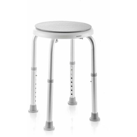 innovagoods Roshawer tabouret rotatif argenté réglable (1/5)