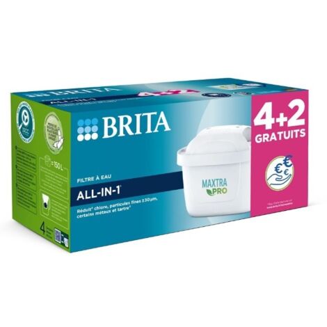 Brita Maxtra Pro Pack de 6 cartouches blanches filtration eau (1/5)