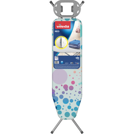 Vileda Neo Table à Repasser Bleue Compacte 114x33 cm