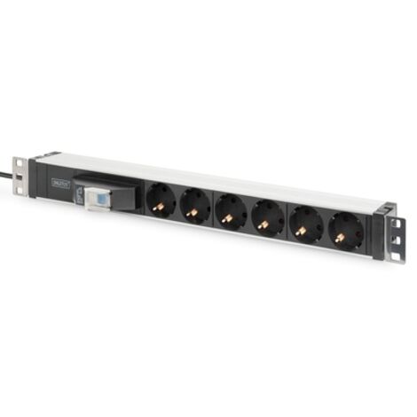 Digitus DN-95417 multiprise rack 1U noir argent 4000W (1/5)