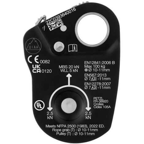 petzl Mini Traxion poulie bloqueur doré efficace