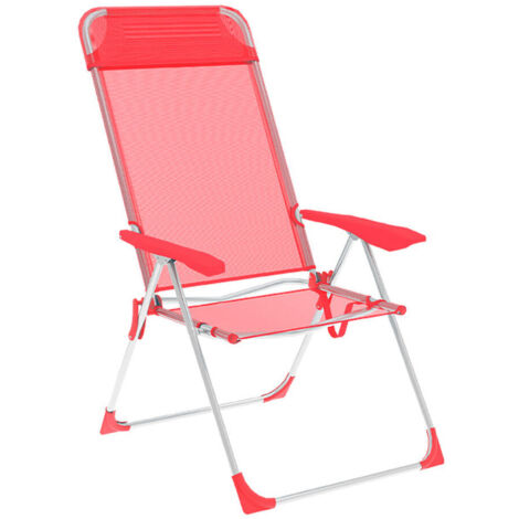 Marbueno Chaise Pliante Corail Aluminium 5 Positions (1/2)