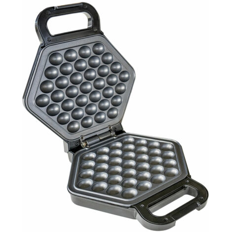 Unold Bobby Bubble Gaufrier Noir et Argenté 700 W (1/5)
