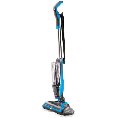Bissell – Balai à poussière et lave sol électrique sans sac – Capacité 0,83 L – Nettoyage sec et humide – Tampons lavables pour sols durs