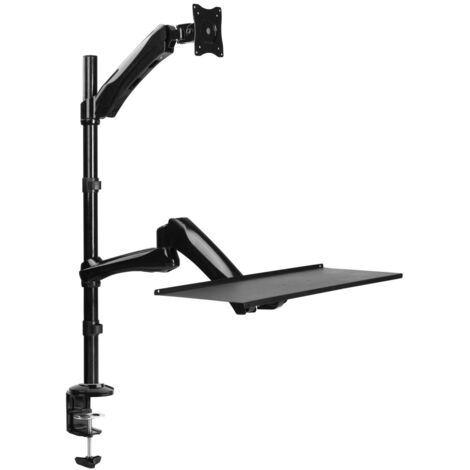 LogiLink Sit-Stand Workstation Support Moniteur Noir (1/3)