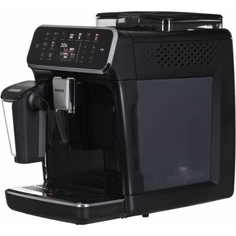 Philips – Cafetière expresso superautomatique 1500W – 15 bars – Réservoir 1,8L – Moulin céramique 12 niveaux – 22 boissons dont espresso et cappuccino - EP5541