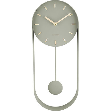 Karlsson Pendulum Charm Horloge Murale Noir Élégante (1/4)