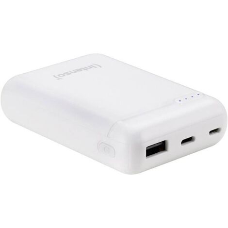 Intenso XS10000 Powerbank (batterie supplémentaire) 10000 mAh LiPo blanc affichage du statut Q400852