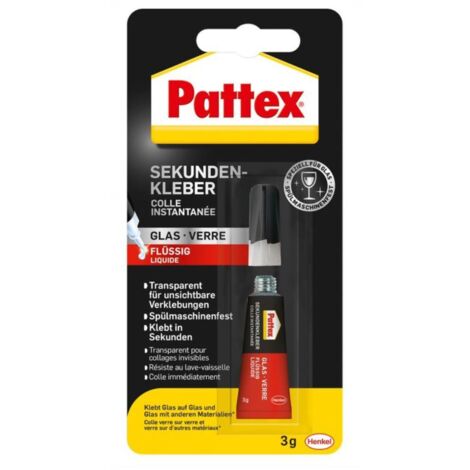 Pattex PSV1C colle instantanée gel noir et rouge 3g (1/4)