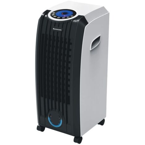 Climatiseur portable 829 m³/h avec humidification 500 ml/h – Réservoir 7L – Télécommande – 3 vitesses – Niveau sonore 60 dB – Noir et blanc – Ravanson - KR-7010 (1/5)