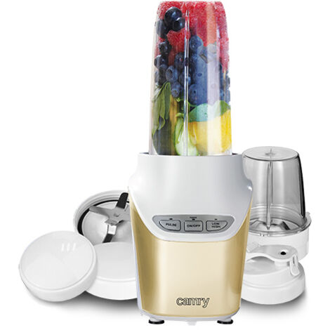 Camry CR 4071 blender personnel doré transparent 1000W (1/5)