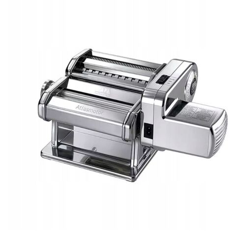Machine à pâtes électrique – Roulage et découpe automatiques – Réglage épaisseur 0,5 à 4,8 mm – Largeur 150 mm – Acier inoxydable – Marcato