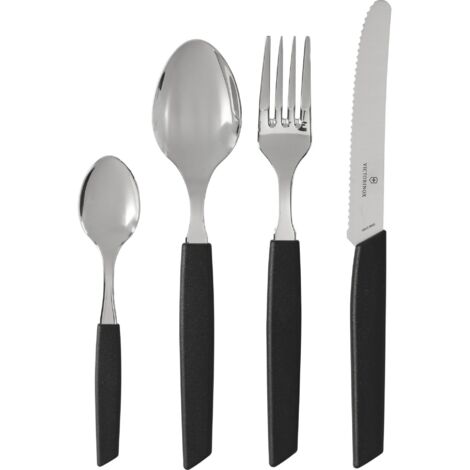 Victorinox Swiss Modern Ensemble de Couverts Noir 24 pièces (1/3)