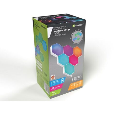 Tracer Hexagon RGB lampe multicolore 6 pièces (1/5)