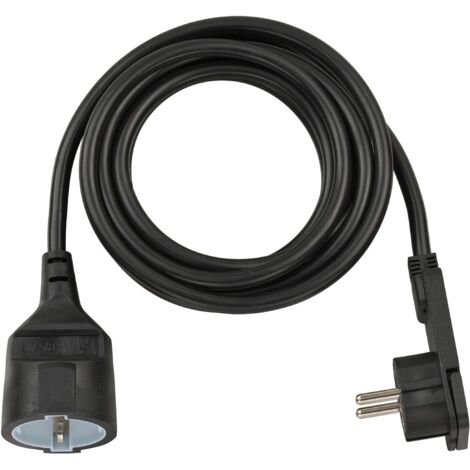 brennenstuhl Rallonge électrique moderne noire 3 mètres (1/4)