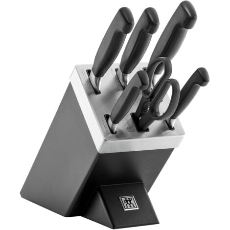 Zwilling Four Star bloc de couteaux noir acier inoxydable (1/7)