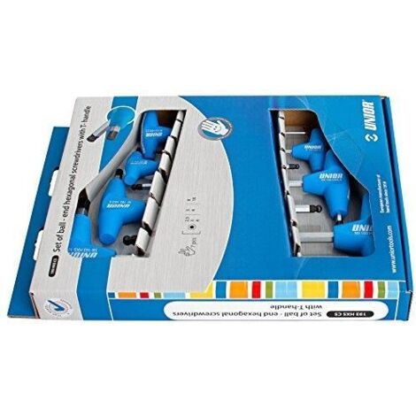UNIOR 9609337 BALL-END ENSEMBLE DE TOURNEVIS HEXAGONALE (1/3)