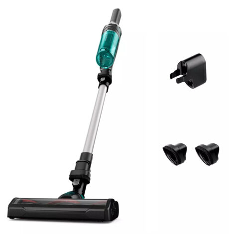 Rowenta – Aspirateur balai sans sac 18V – Technologie cyclonique – Autonomie 40 minutes – Réservoir 0,4 L – Pour nettoyage efficace (1/5)