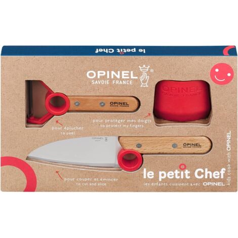 Opinel Coffret Le Petit Chef Rouge pour Enfants (1/5)
