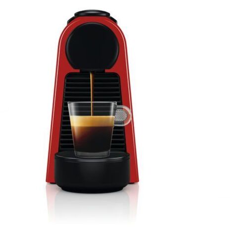 Delonghi – Cafetière à dosettes rouge – Nespresso Essenza Mini EN85.R – Pression 19 bars – Capacité 0,6 L – Mode économie d'énergie