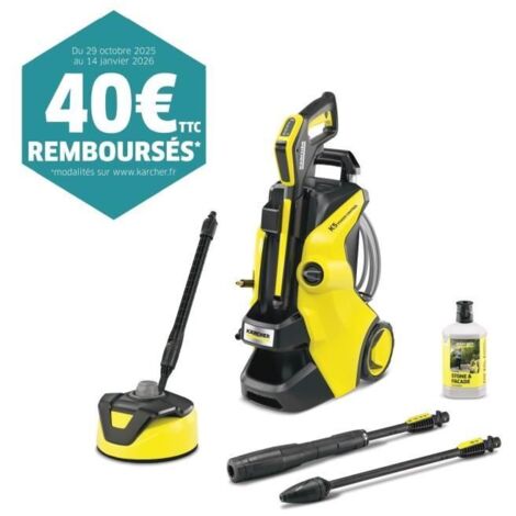 Kärcher – Nettoyeur haute pression électrique 2100W – Pression 145 bar – Débit 500 l/h – Pistolet G 160 Q Power Control – Lance Vario Power – Nettoyeur de surface T 5