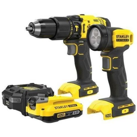 Stanley FatMax 18V Perceuse Visseuse à Percussion Noir Jaune (1/2)