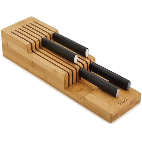 Joseph Joseph DrawerStore Bamboo Support à couteaux 2 niveaux (1/4)